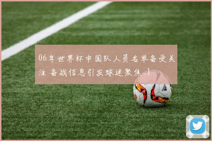 06年世界杯中国队人员名单备受关注 备战信息引发球迷聚焦_1